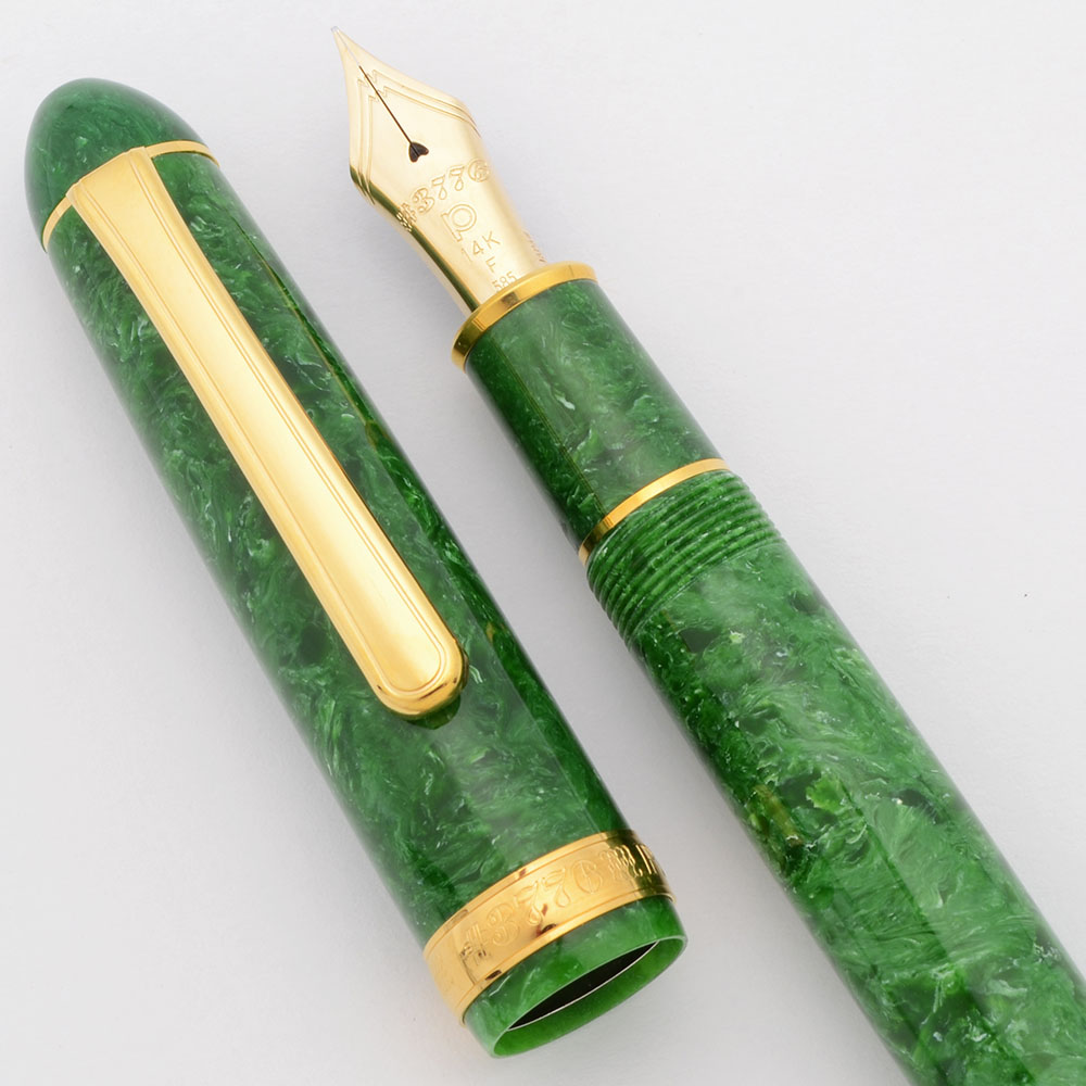 Platinum 3776 Celluloid Fountain Pen - Jade Green Celluloid